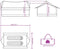 vidaXL - Tent - 2-persoons - waterdicht - blauw