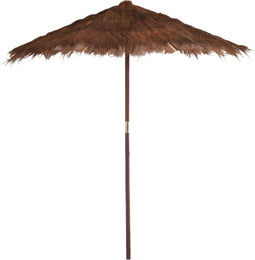 J-Line parasol Cocobladeren - hout - bruin - large