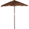 J-Line parasol Cocobladeren - hout - bruin - large