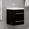 vidaXL - Wastafelkast - 41x38,5x48 - cm - spaanplaat - zwart