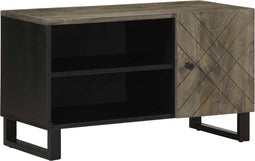 vidaXL - Tv-meubel - 80x33x46 - cm - massief - mangohout - zwart