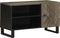 vidaXL - Tv-meubel - 80x33x46 - cm - massief - mangohout - zwart