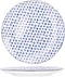 Cosy & Trendy Tondo blue – serviesset 6 persoons – 18 delig - met gratis Table Style zomers droogbloemen boeket