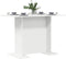 vidaXL - Eettafel - Wit - 110x60x75 - cm - Bewerkt - Hout