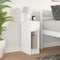 vidaXL - Nachtkastje - met - lade - 20x36x60 - cm - wit