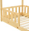 Juskys Marli - Kinderbed - Valbeveiliging Lattenbodem - Houtkleur 80x160 cm