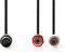 Nedis CAGP20250BK02 - Stereo audiokabel - 5-pin DIN naar RCA - Zwart