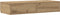 vidaXL - Ligbed - Artisan - Eiken - 100x36.5x16.5 - cm - Geengineerd - Hout