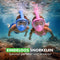 Travelhawk Snorkelset Kinderen - Full Face Mask - Anti-condens - Blauw