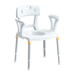Able2 Atlantis - Toiletstoel - Verstelbare zithoogte 39-54 cm - Lichtgewicht kunststof