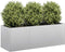 vidaXL - Plantenbak - 120x40x40 - cm - gegalvaniseerd - staal