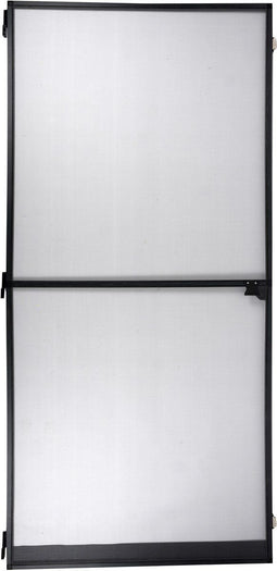 Hordeur - Magnetisch - Scharnieren - Max 100x215 cm - Zwart