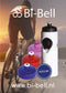 Bi-bell Bidon Met Bel Wit/blauw 750ml