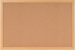 Bi-Office Earth Prime kurkbord, eiken kader, ft 120 x 90 cm