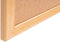 Bi-Office Earth Prime kurkbord, eiken kader, ft 90 x 60 cm