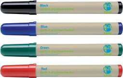 Bi-Office PE2206 markeerstift 4 stuk(s) Zwart, Blauw, Groen, Rood