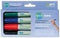 Bi-Office PE2206 markeerstift 4 stuk(s) Zwart, Blauw, Groen, Rood