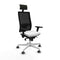 Bureaustoel met hoofdsteun Piqueras y Crespo 3D026G1 Wit