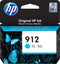 HP 912 - Inktcartridge - Origineel - 315 pagina's - Cyaan