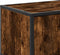 vidaXL - Tv-meubel - 160x35x41 - cm - bewerkt - hout - metaal - gerookt - eikenkleur