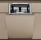 Bauknecht BK6IB10BS7LA0 - Smalle Inbouwvaatwasser 45cm - Energieklasse B - RVS