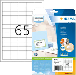 HERMA 5027 - Zelfklevende printerlabels - 3,81 x 2,12 cm - Wit