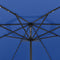 vidaXL - Parasol - met - LED-verlichting - 400 - cm - azuurblauw