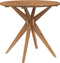 vidaXL Tuintafel rond Ø85x75 cm massief acaciahout