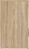 vidaXL - Nachtkastje - 50x36x60 - cm - bewerkt - hout - sonoma - eikenkleurig