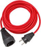 Brennenstuhl 10m H05VV-F 3G1,5 - Verlengsnoer binnen - Geaard - Rood