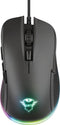 Trust GXT 922 Ybar - Bedrade Gaming Muis - 7200 DPI RGB - Zwart