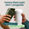 Castagnola Thermosbeker - Koffiebeker To Go - 380 ML RVS Groen