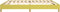 vidaXL - Bedframe - zonder - matras - 200x200 - cm - stof - groen