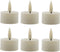 led waxinelichtjes wit - 6 stuks
