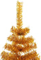 vidaXL - Kunstkerstboom - met - standaard - 240 - cm - PET - goudkleurig