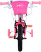 Volare Ashley Kinderfiets - Meisjes - 12 inch - Roze/Rood - Twee handremmen