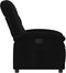 Fauteuil verstelbaar stof zwart