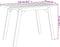 vidaXL Tuintafel 110x56x75 cm massief acaciahout