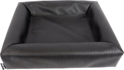 Bia Bed - Hondenmand - Croco - Zwart - Bia-4 - 85X70X15 cm