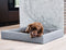 Bia Bed - Hondenmand - Grijs - Bia-6 - 100X80X15 cm