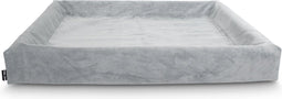Bia Bed - Rib Hoes Hondenmand - Grijs - Bia-7 - 120X100X15 cm