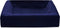 Bia Bed - Royal Fluweel - Hoes Hondenmand - Navy - Bia-3 - 70X60X15 cm
