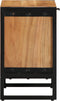 vidaXL - Nachtkastje - 40x30x50 - cm - Massief - Acaciahout