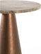 Light & Living Bijzettafel Ynez - Bruin/Koper - 29x29x43cm - Modern