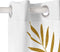 Biała zasłona 140x300 cm Foliage – Blanc