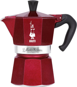 Bialetti Déco Glamor Moka Express 0,27 l Rood