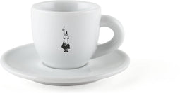 Bialetti espressokop en schotel - porselein