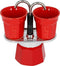 Bialetti - Mini Express - Percolator - Aluminium - 2 kops - Rood - Inclusief 2 kopjes