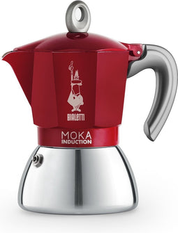 Bialetti Moka Induction - Percolator - Rood - 6 kops