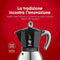 Bialetti Moka Induction - Percolator - Zwart - 6 kops